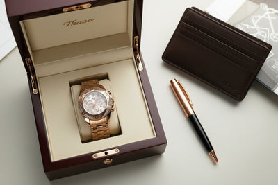 Chronograph Luxury Watch – Gold Edition
