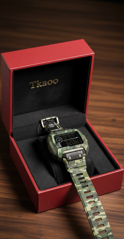 Camouflage Digital Sports Watch